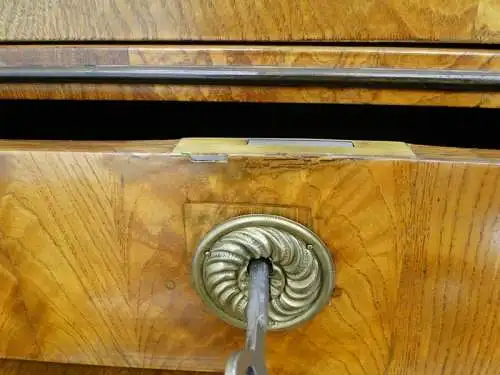 5575-Aufsatzkommode-Biedermeier-Ladenkommode mit Aufsatz-Schreibkommode-Esche-Se