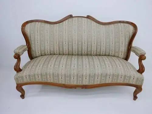 3258-Biedermeiersofa-Couch-Polsterbank-ORIGINAL Biedermeier-Sofa-Sitzbank-Bieder