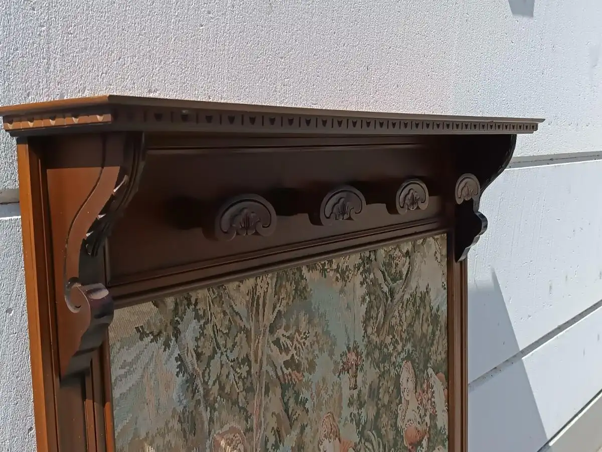 8004-Landhausstilmöbel-Garderobe mit Gobelin-Landhausstil-Stilmöbel-Gaderobe-Vor 1