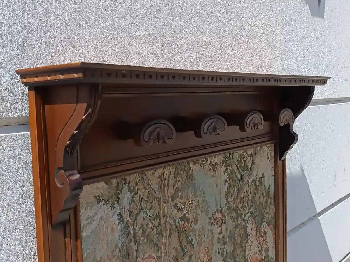 8004-Landhausstilmöbel-Garderobe mit Gobelin-Landhausstil-Stilmöbel-Gaderobe-Vor 5