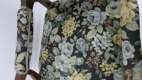 6065-Ohrenbackenfauteuil-ORIGINAL Biedermeier - Ohrenbackenstuhl-Fauteuil-Armleh