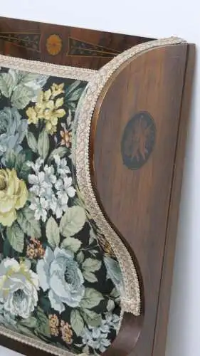 6065-Ohrenbackenfauteuil-ORIGINAL Biedermeier - Ohrenbackenstuhl-Fauteuil-Armleh