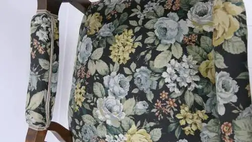 6064-Ohrenbackenfauteuil-ORIGINAL Biedermeier - Ohrenbackenstuhl-Fauteuil-Armleh