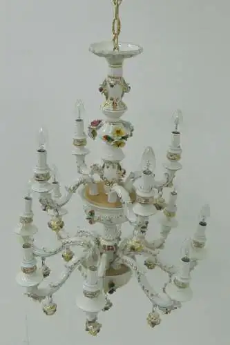 6093D-Porzellanluster-riesiger Luster-Kronleuchter-Lüster-Lampe-Deckenlampe-Porz