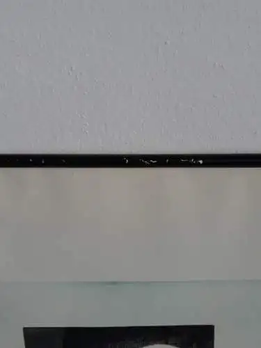 H933-abstraktes Bild-Mischtechnik-Gemälde-Bild-gerahmt-hinter Glas-Passepartout-