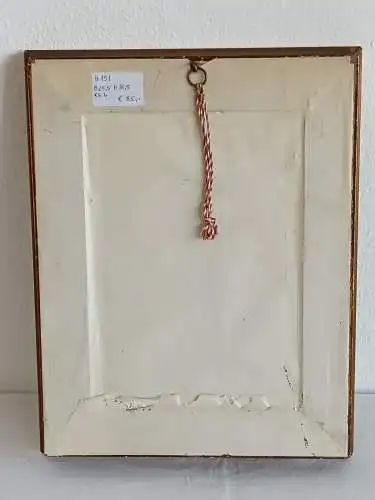 H151-Ölbild-Öl auf Holz-Gemälde-Bild-Ölgemälde-Portrait-gerahmt-signiert