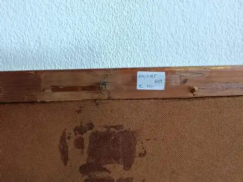 H129-Ölbild-Öl auf Holz-gerahmt-Gemälde-Bild-Segelboote-Ölgemälde