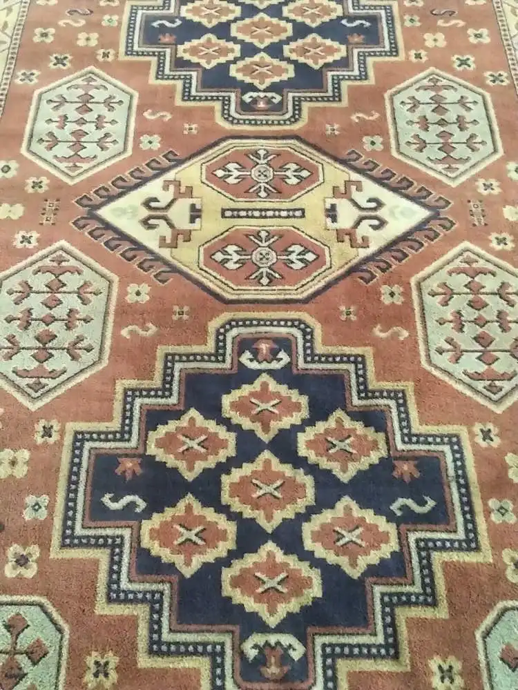 H6/9-Lateinamerikanischer-Teppich-Wandteppich-Tischteppich-Handknüpfer 3