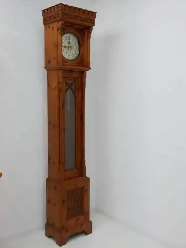 4512D-Bauernstube-Standuhr-Pendeluhr-Ritterstube-Uhr-Bauernmöbel-Ritterstüberl-