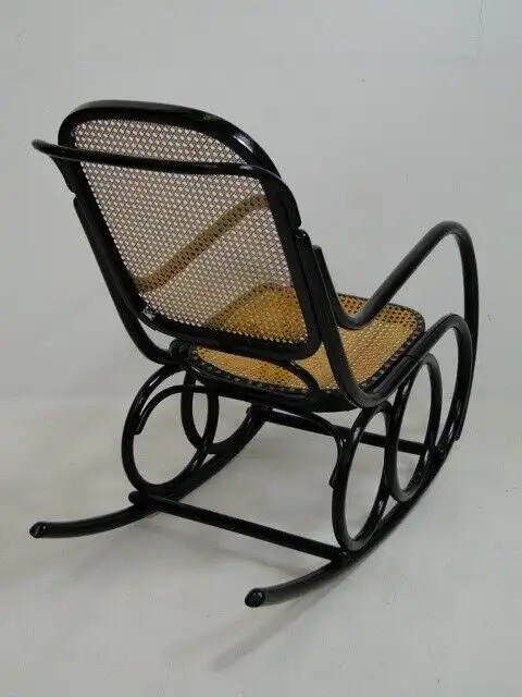 4146-Schaukelstuhl-Bugholz-Wiener Geflecht-Bugholzschaukelstuhl-Wippstuhl 3