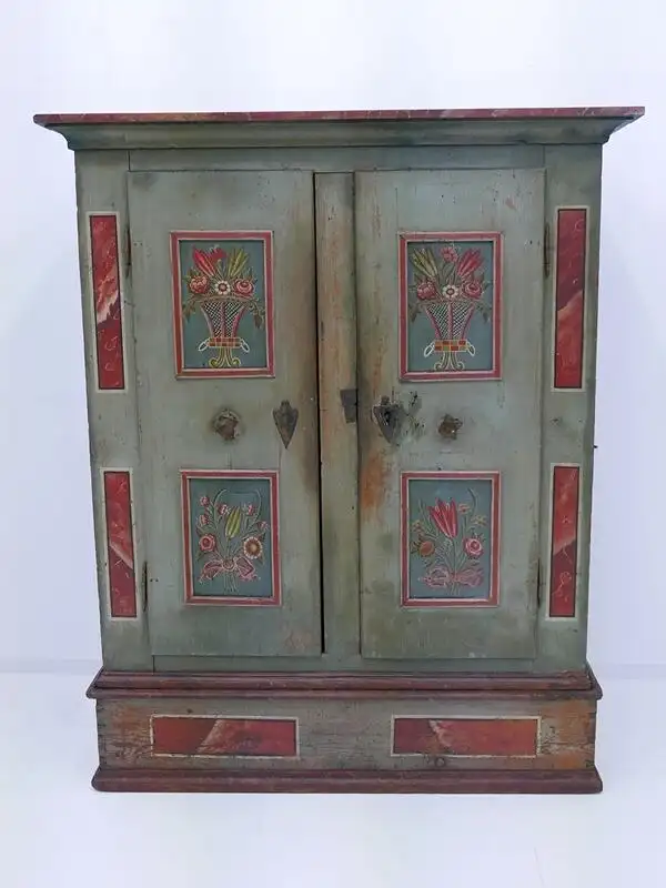 4611-Bauernkasten um 1800-Kleiderschrank-Bauernstube-Kasten-Schrank-Kleiderkaste 0