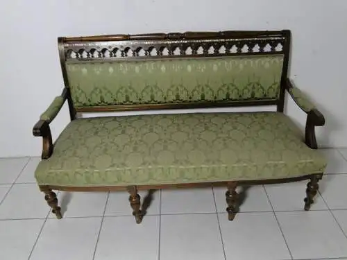 60230-Makart-Sofa-Polstermöbel-Makartbank-Sitzbank-Couch-Bank-Makartsofa