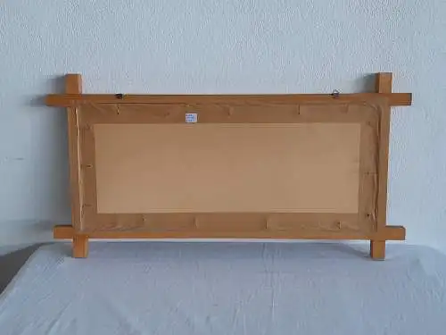 H554-Szenenbild-Gemälde-Bild-Mischtechnik-gerahmt-hinter Glas