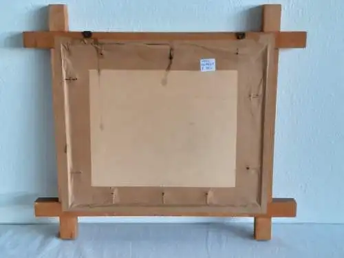 H552-Heiligenbild-Gemälde-Bild-gerahmt-