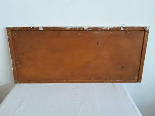 H516-Colorierte Lithographie-Bild-Holländisches Motiv-Gemälde-gerahmt-