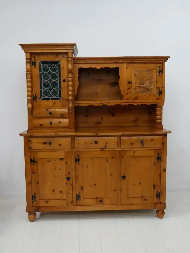 5448-Bauernstube-Anrichte-Bauernkredenz-Buffet-Bauernmöbel-Kredenz-Landhausstil- 0