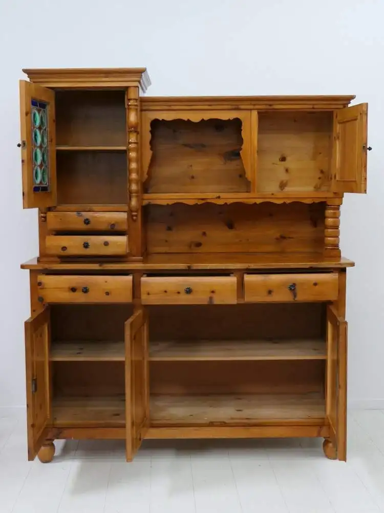 5448-Bauernstube-Anrichte-Bauernkredenz-Buffet-Bauernmöbel-Kredenz-Landhausstil- 4