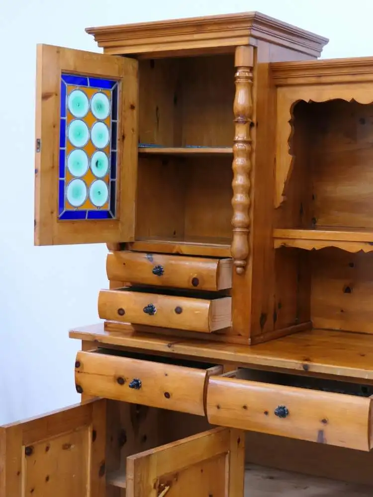 5448-Bauernstube-Anrichte-Bauernkredenz-Buffet-Bauernmöbel-Kredenz-Landhausstil- 6