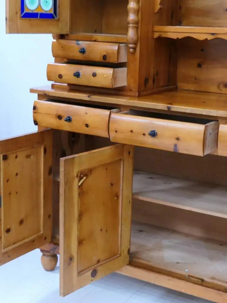 5448-Bauernstube-Anrichte-Bauernkredenz-Buffet-Bauernmöbel-Kredenz-Landhausstil- 7