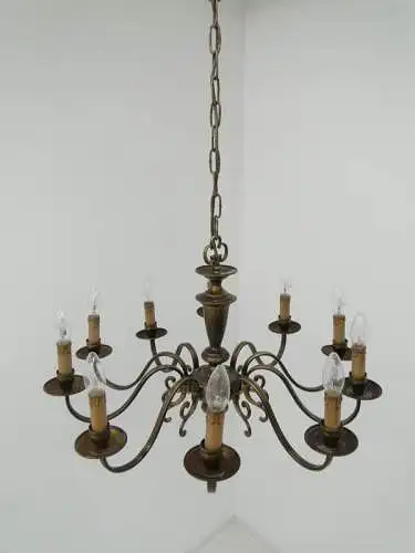 5099D-Luster-Leuchte-Deckenleuchte-Deckenlampe-Lampe-Lüster-Messingluster-