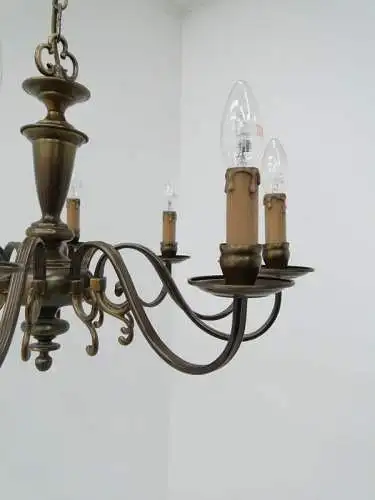 5099D-Luster-Leuchte-Deckenleuchte-Deckenlampe-Lampe-Lüster-Messingluster-