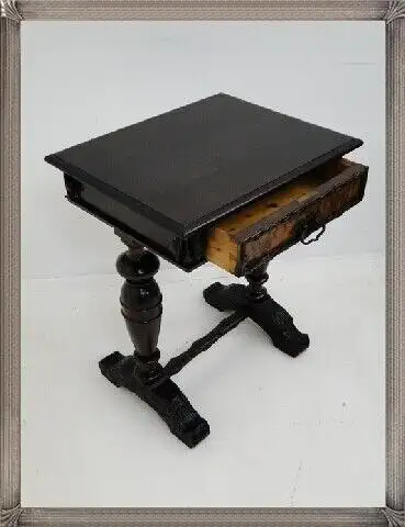 Jagdzimmer-Herrenzimmer-Komplett-Kasten-Anrichte-Tisch-Stuhl-Spiegel-Beistellt 9