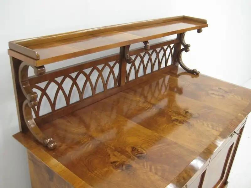 3153-Biedermeieranrichte-halbhohes Buffet-Biedermeier-Anrichte-Buffet- 3