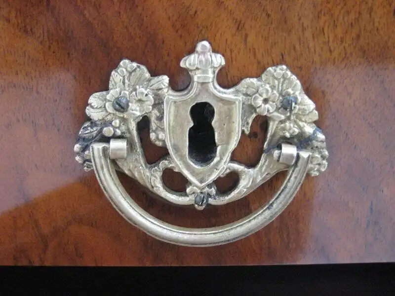 3153-Biedermeieranrichte-halbhohes Buffet-Biedermeier-Anrichte-Buffet- 5