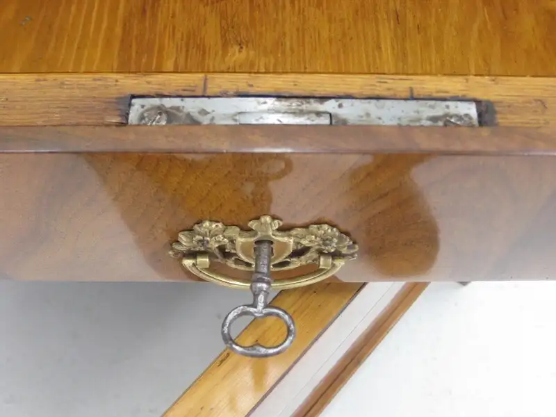 3153-Biedermeieranrichte-halbhohes Buffet-Biedermeier-Anrichte-Buffet- 6