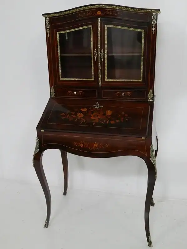 3383-Damensekretär-Sekrektär-Schreibmöbel-Sekretär-französischer Stil um 1950/60 0