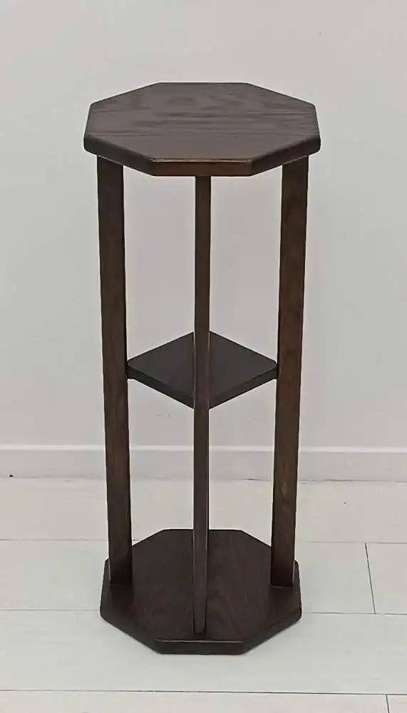 7357-Blumensäule-Säule-Blumentisch-Holzblumensäule-Blumenpodest-Blumenständer- 0