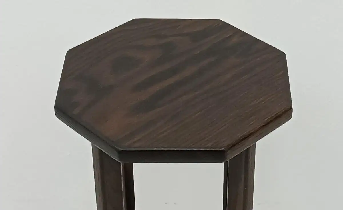 7357-Blumensäule-Säule-Blumentisch-Holzblumensäule-Blumenpodest-Blumenständer- 2