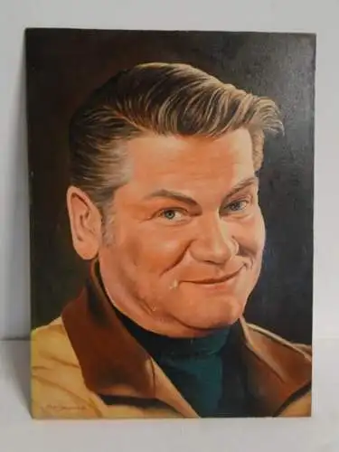 KS-H105-Ölgemälde-Bild-Öl auf Holz-Hoffmann Gemälde-Ölbild-Franz Hoffmann