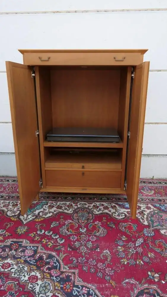 5989-Jugendstil-Schrank-Tv Schrank-Kästchen-Halbhohe Anrichte-Wiener Werkstätte 1