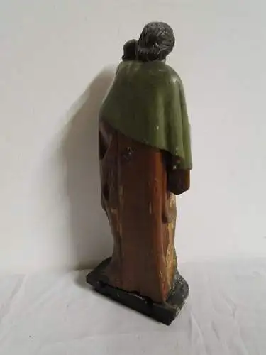 5350D-Holzfigur-handgeschnitze Figur-Hl.Josef-Heiligenfigur-geschnitzt