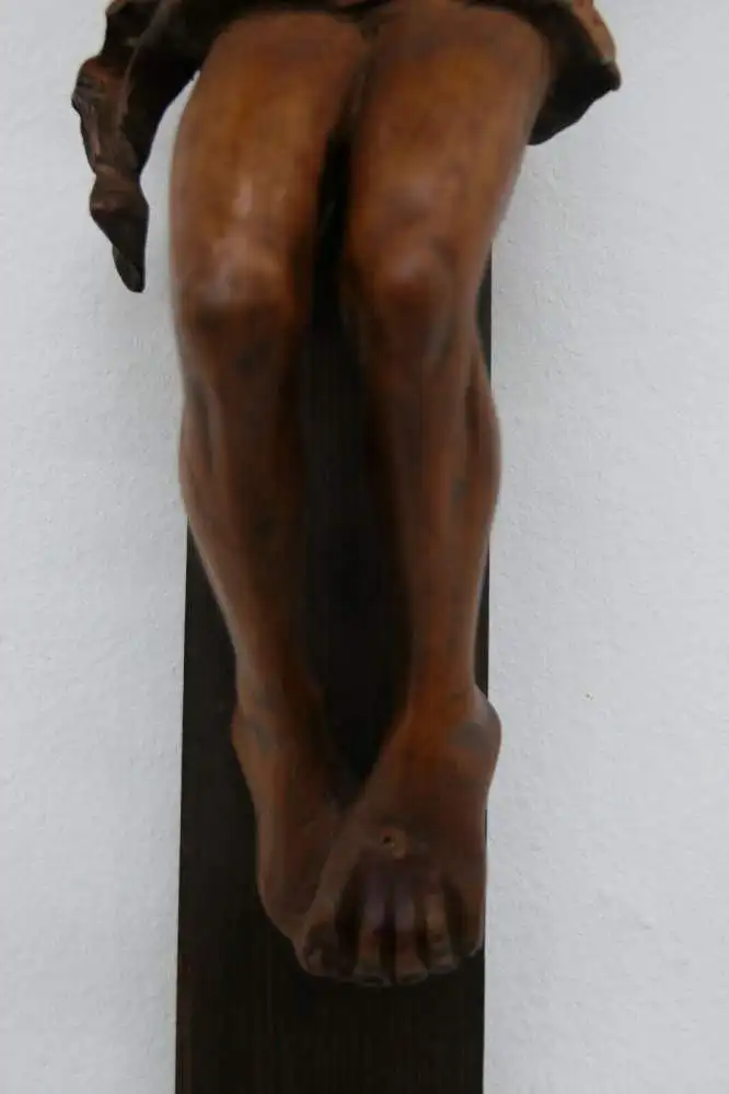 6031D-Kruzifix-Holzkreuz-Jesus-geschnitzt-Kreuz-Jesus am Kreuz-INRI-gekreuzigter 4