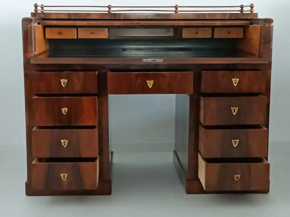 H60027- ORIGINAL BIEDERMEIER Schreibtisch-Schreibmöbel- Biedermeier-Schreibtisch 5
