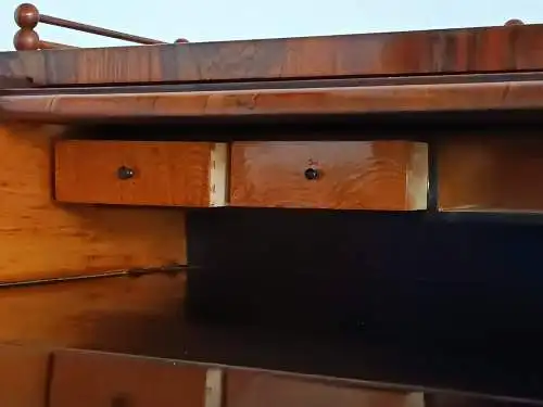 H60027- ORIGINAL BIEDERMEIER Schreibtisch-Schreibmöbel- Biedermeier-Schreibtisch