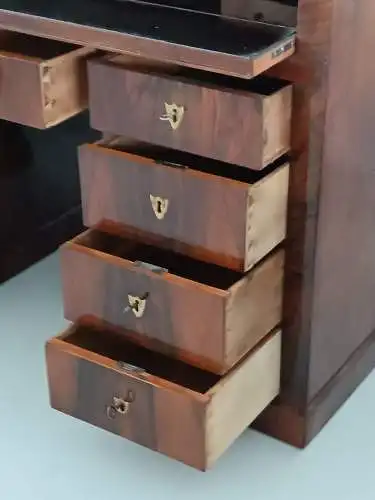 H60027- ORIGINAL BIEDERMEIER Schreibtisch-Schreibmöbel- Biedermeier-Schreibtisch