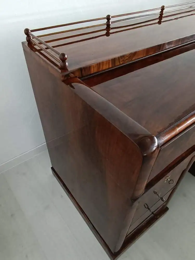 H60027- ORIGINAL BIEDERMEIER Schreibtisch-Schreibmöbel- Biedermeier-Schreibtisch 8
