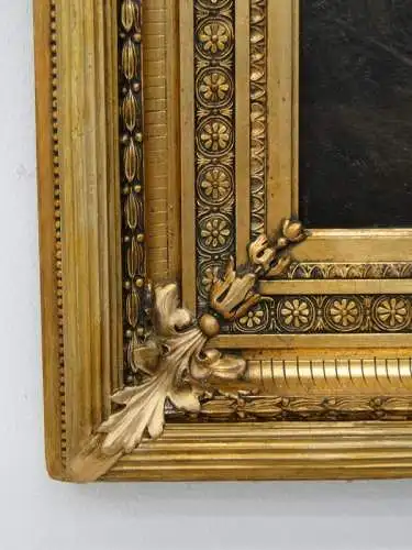 2925-Ölgemälde-Georg Geyer Gemälde-Bild-Öl auf Leinen-Ölbild-gerahmt-signiert-Ge