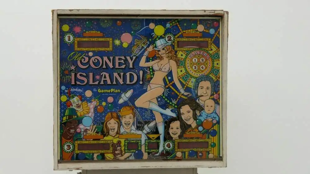 2448-Flipper-Flippermaschine-Flipperautomat-Pin Ball-Old Coney Island 10