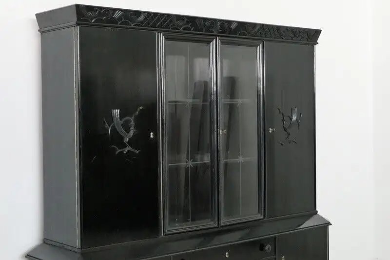 H60727-Art Deco-Bücherkasten-Bücherschrank-Kasten-Schrank 2