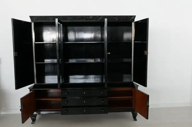 H60727-Art Deco-Bücherkasten-Bücherschrank-Kasten-Schrank 7