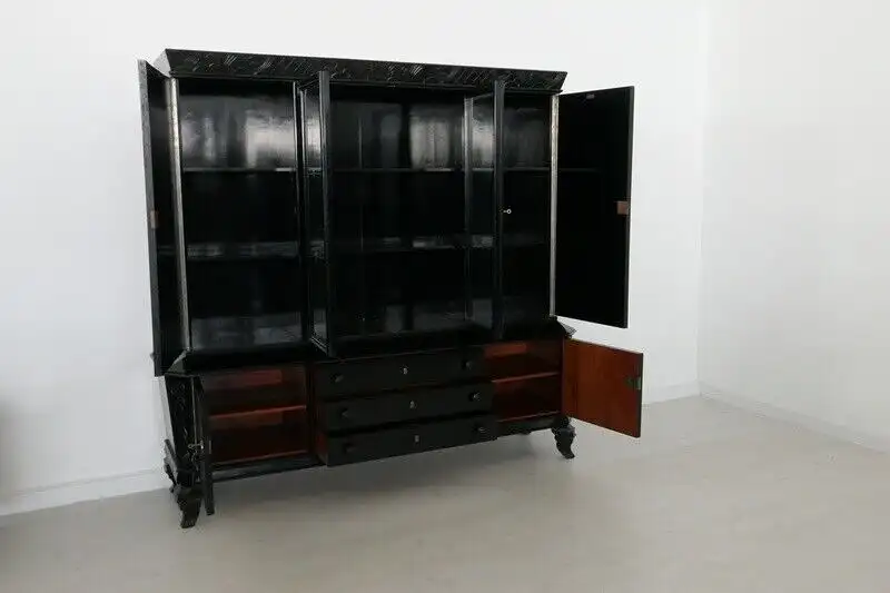 H60727-Art Deco-Bücherkasten-Bücherschrank-Kasten-Schrank 8