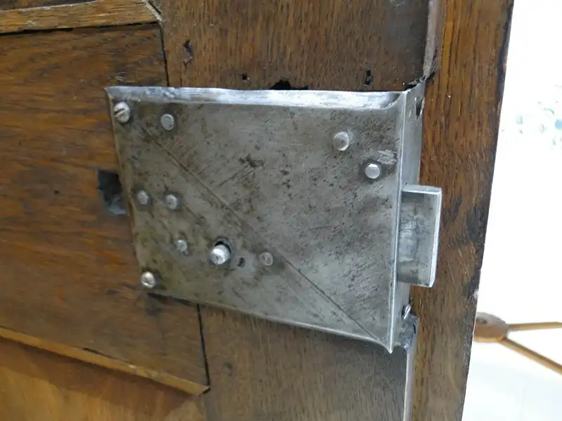 5268D-Frühbiedermeier Schrank-Kleiderschrank-Kasten-Eiche-Kleiderkasten-Biederme 5