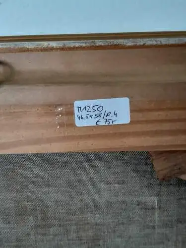 H1250-Stillleben-Blumenbild-Öl auf Leinen-Ölbild-Ölgemälde-gerahmt-monogrammiert