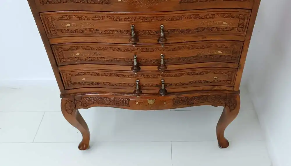 7362-Kästchen im Barockstil-Kommode-Stilmöbel-Beistellkästchen-Schränkchen 3
