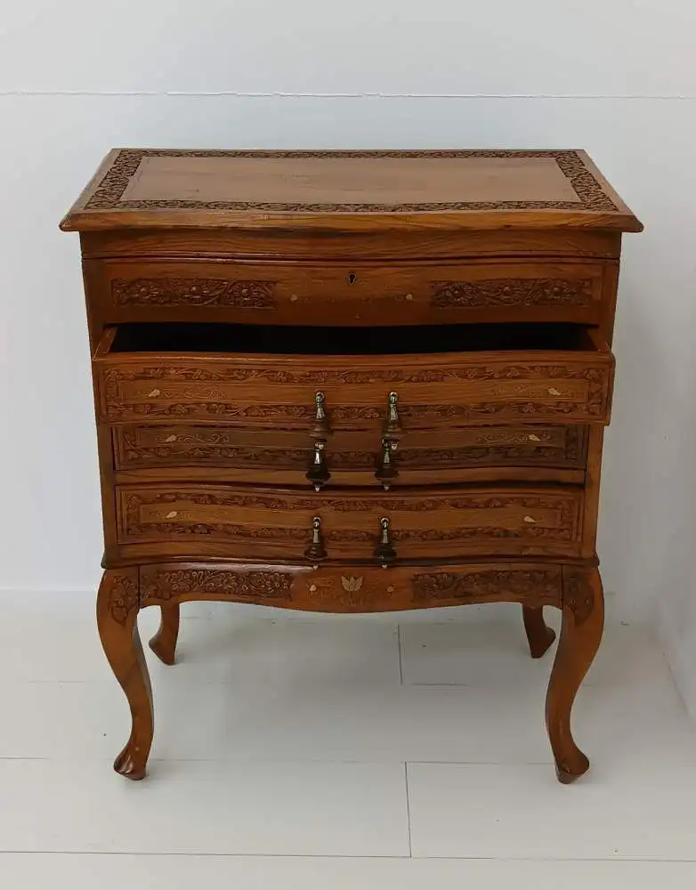 7362-Kästchen im Barockstil-Kommode-Stilmöbel-Beistellkästchen-Schränkchen 5