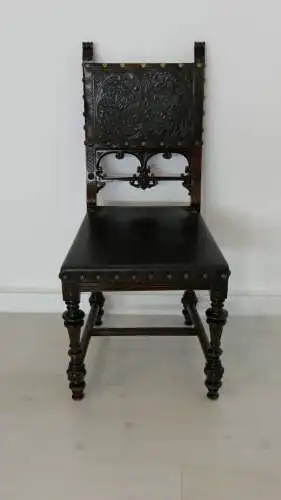 H61131-32-Historismussessel-Lederstuhl-Historismus-Sessel-Stuhl-Historismusstuhl